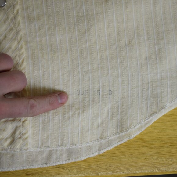 VTG 1950s H Bar C Ranchwear Long Tail Pearl Snap Mens Shirt Western Cowboycore - Picture 7 of 11